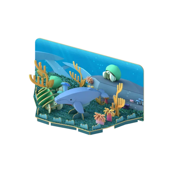 Half Ocean - Baline À Bosse + Diorama - Little Dutch - HO004 – Image 5