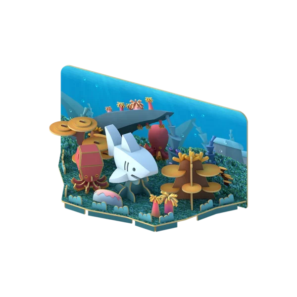 Half Ocean - Requin Blanc + Diorama - Little Dutch - HO006 – Image 4