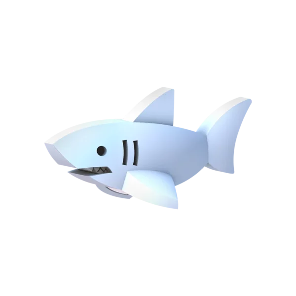 Half Ocean - Requin Blanc + Diorama - Little Dutch - HO006