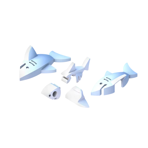 Half Ocean - Requin Blanc + Diorama - Little Dutch - HO006 – Image 3