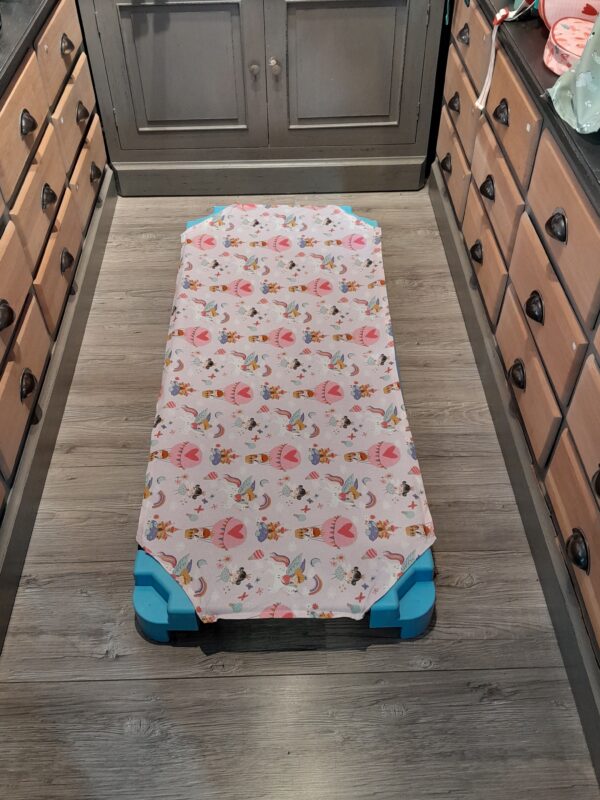Drap maternelle pour Lit Picot - Fée et Princesse -TIPOTAM - TIPODRAPFEE2 – Image 2