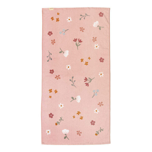 Drap de plage Little Pink Flowers - 125117 - Little Dutch