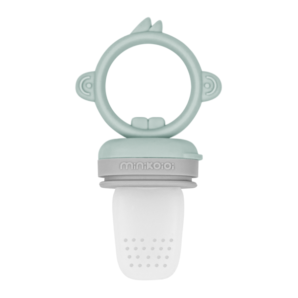 Baby Pulp Grignoteur en silicone alimentaire - tilleul/gris - MKPULP3 - Minikoioi