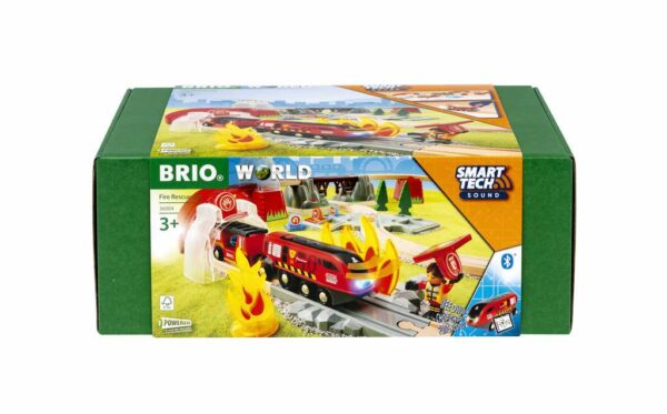 Coffret Circuit Action Pompier Smart Tech Sound - 36004 - Brio