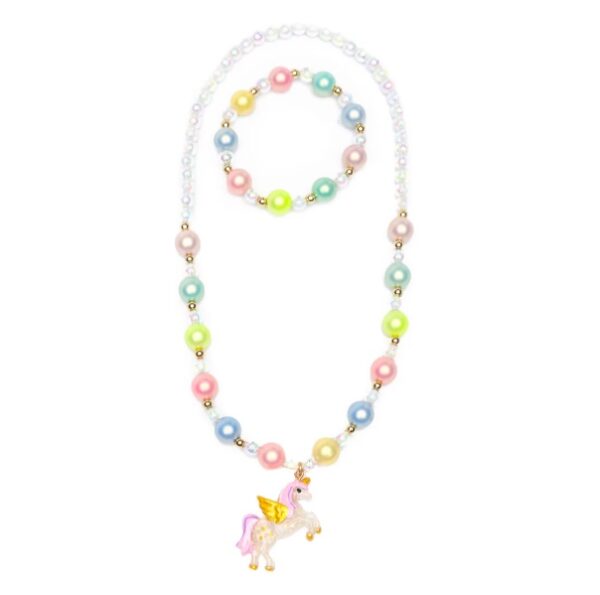 Set Collier/Bracelet  - Happy-Go-Unicorn - 86145 - Great Pretenders
