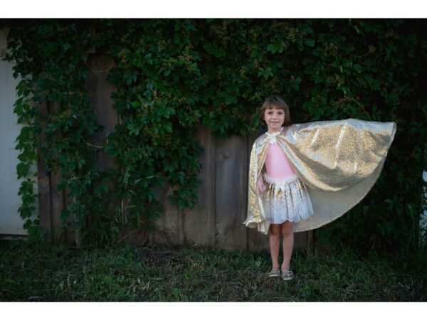 Set Papillon sequin Doré, Jupe, Ailes et Baguette, Taille Us 4-6 - 41755 - Great Pretenders – Image 6