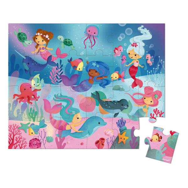 Puzzle sirènes 24 pièces - J02613 - Janod – Image 2