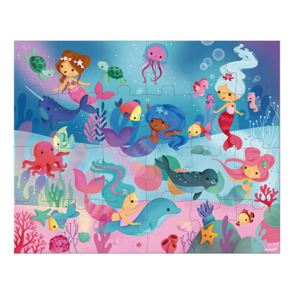 Puzzle sirènes 24 pièces - J02613 - Janod – Image 3