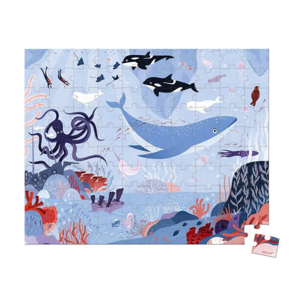 Puzzle Océan arctique 100 pièces  - J02611  - Janod – Image 2