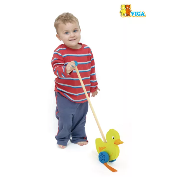Animal à pousser, canard en bois - 50961 - New Classic Toys – Image 3