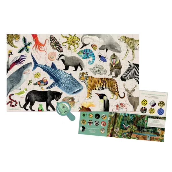 Puzzle Les Animaux du Monde 200 pcs - 719440 - Moulin Roty – Image 3