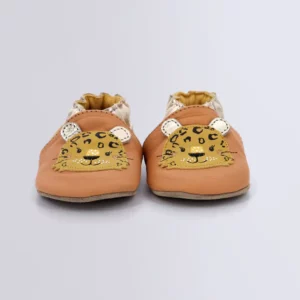 chaussons en cuir enfant léopard Robeez