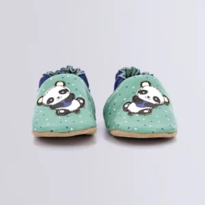 Chaussons Cuir Playing Panda - Robeez