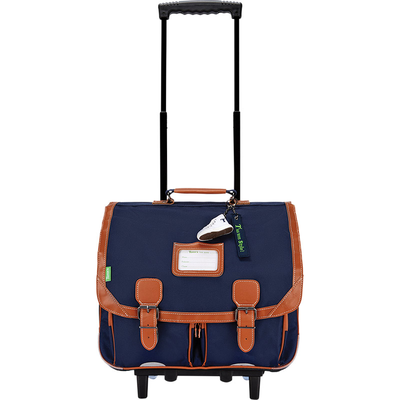 Cartable à roulettes CM1 CM2 Matière éco-responsable Tipotam