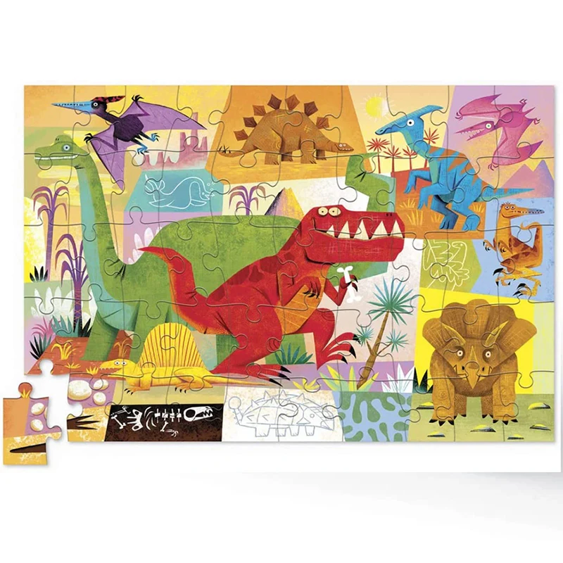 puzzle dino 50 pièces