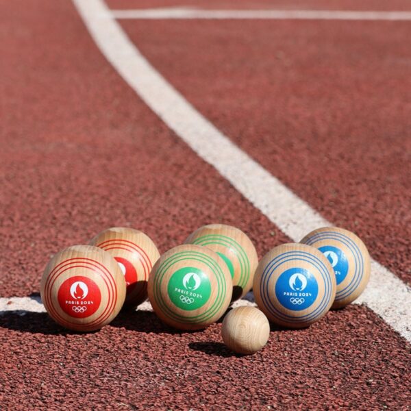 Jeu de boules en bois pour enfants