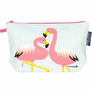 Trousse en coton Bio Flamant Rose - Cop en Pâte