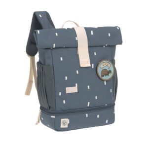 Mini Sac à Dos Rolltop Bleu Nuit - Lassig - 1203037083