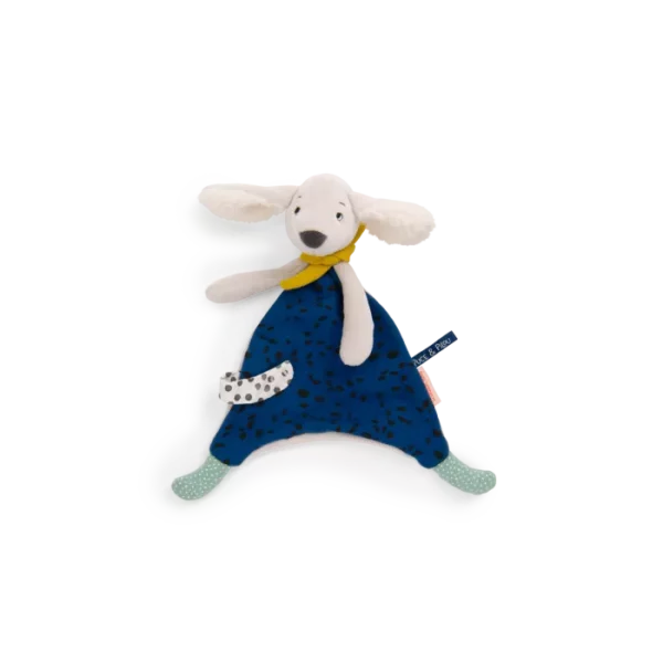 Doudou Bleu Pilou Puce Et Pilou - 684006 - MOULIN ROTY
