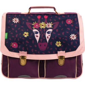 Cartable 38 Cm 2B  InayaMarine/Prune - 44194 - Tann's