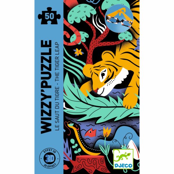 Puzzle Magique Le Saut Du Tigre - DJ07031 - DJECO – Image 4