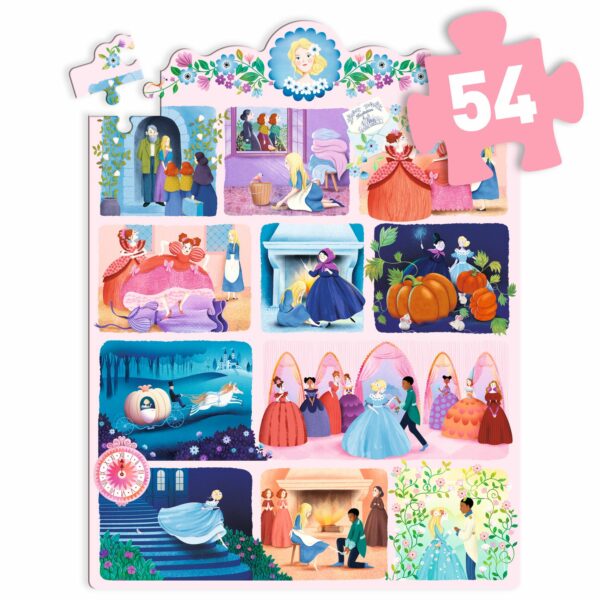 Puzzle Story Cendrillon 54 Pcs - DJ07053 - DJECO – Image 5