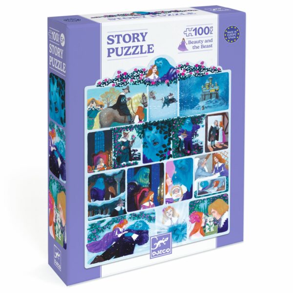Puzzle Story La  Belle Et La Bete 100 Pcs - DJ07055 - DJECO