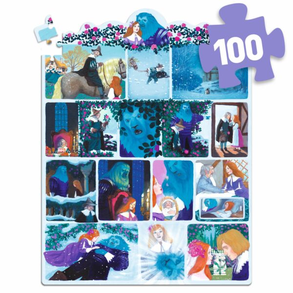 Puzzle Story La  Belle Et La Bete 100 Pcs - DJ07055 - DJECO – Image 5