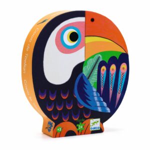 Puzzle Silhouette Coco Le Toucan 24 Pcs - DJ07283 - DJECO