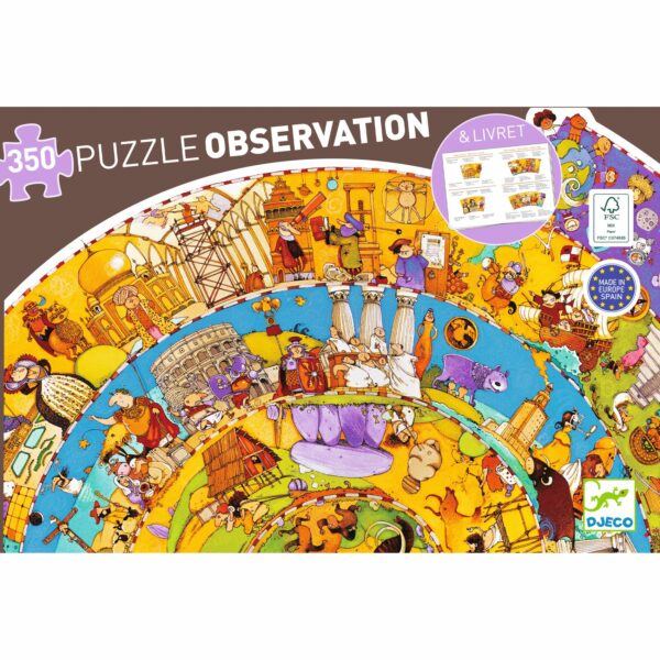 Puzzle Observation  Livret 350 Pieces - DJ07470 - DJECO – Image 7