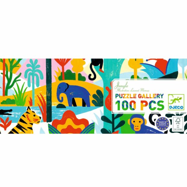 Puzzle Gallery Jungle 100 Pcs - DJ07619 - DJECO – Image 5