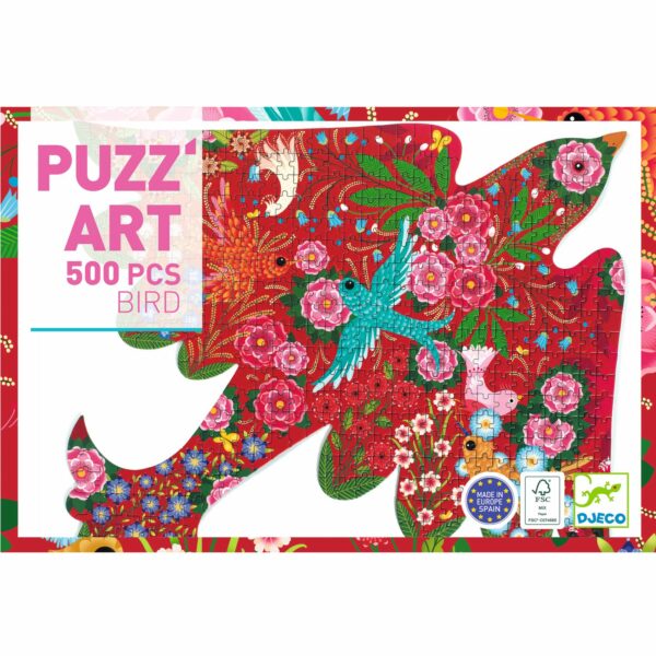 Puzz'Art Bird 500 Pcs  - DJ07668 - DJECO – Image 3