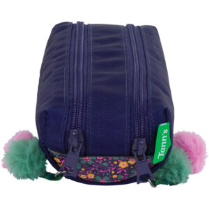 Trousse Double  Soline Violet - 12112 - Tann's