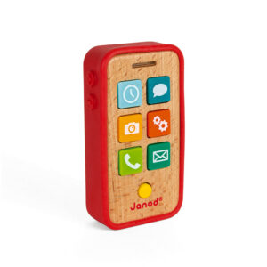 Téléphone Sonore Bois et Silicone- J05334 - JANOD