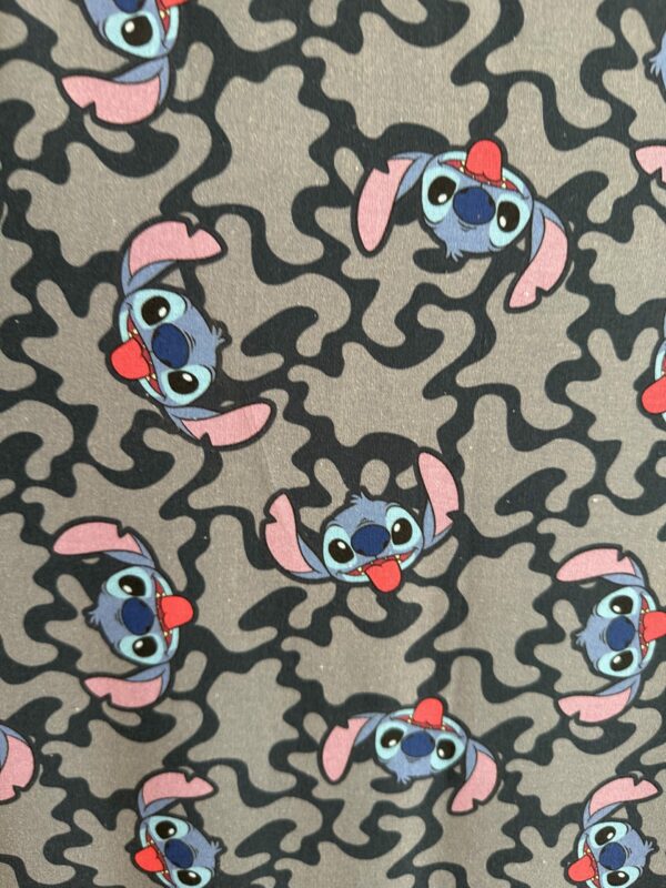Drap maternelle de Lit Picot - Stich bleu Disney - – Image 2