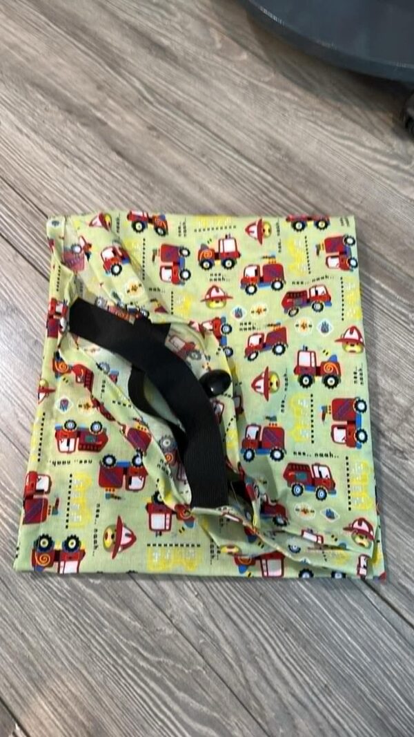 Drap maternelle de Lit Picot - Pompiers - TIPOTAM – Image 3