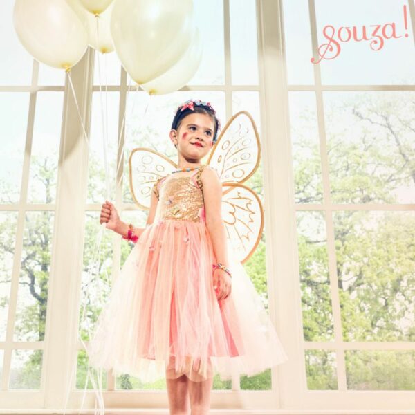 Robe de fée papillon avec ailes Joanna  5/7 ans - 100989 - Souza For Kids – Image 3