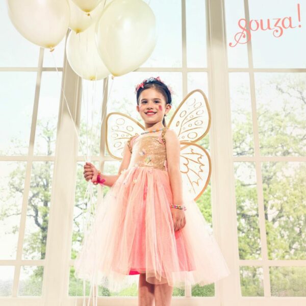 Robe de fée papillon avec ailes Joanna  5/7 ans - 100989 - Souza For Kids – Image 2