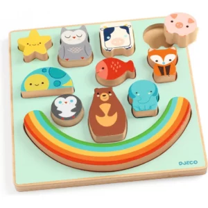 Puzzle relief Puzz and Boom Rainbow - Fsc 100% - DJ01076 - Djéco