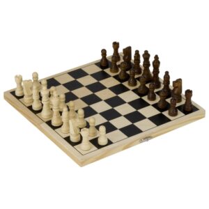Jeu d'echecs en bois