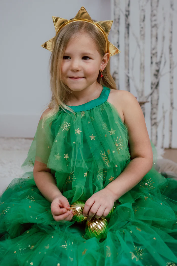 Robe sapin de Noël avec bandeau 7-8 ans - Great Pretender - 37107 - Great Pretenders – Image 4