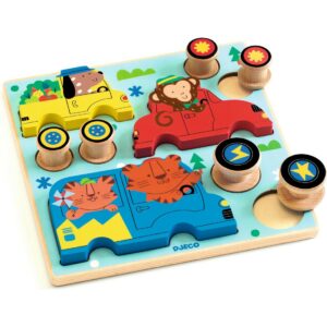 Puzzle and Roll Color - DJ01079 - DJECO