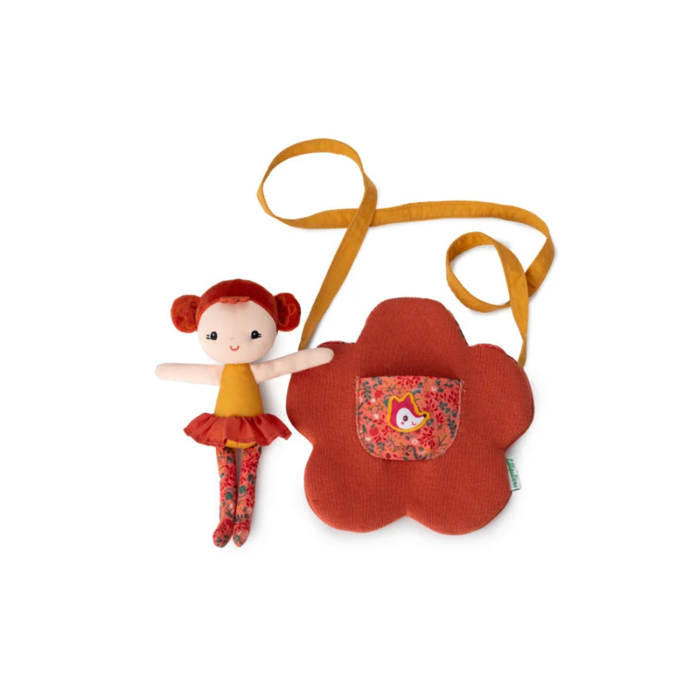 Adèle poupée avec sac fleur - Lilliputiens - 83575 – Image 3
